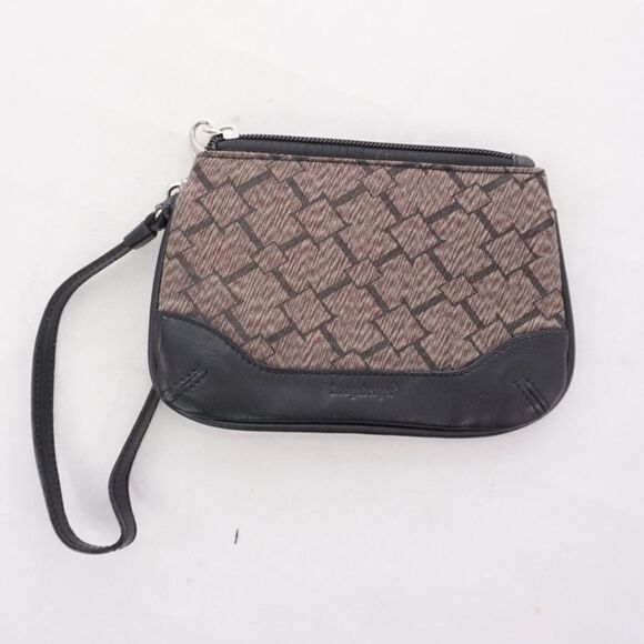 Longaberger Black Diamond-Patterned Wristlet - Picture 1 of 12